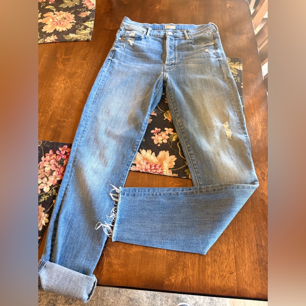 MOTHER The Stunner Ankle Fray, size 27 - Picture 6 of 11